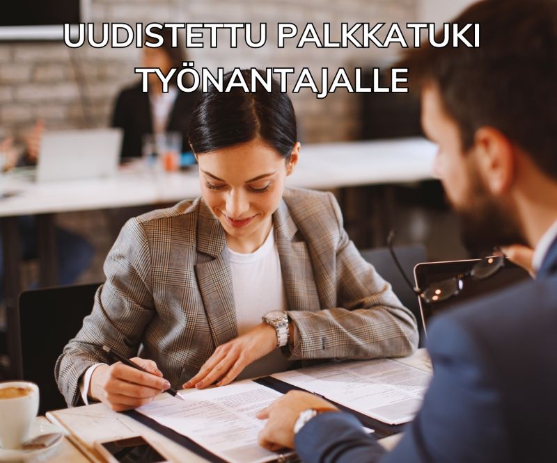 Uudistettu palkkatuki työnantajalle