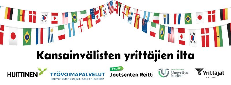 Kansainvälisten yrittäjien ilta Huittisissa