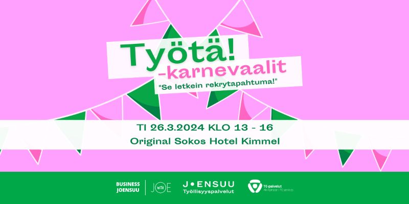 Työtä!-karnevaalit Original Sokos Hotel Kimmelissä 26.3.2024.