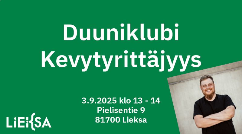 Duuniklubi kevytyrittäjyys.