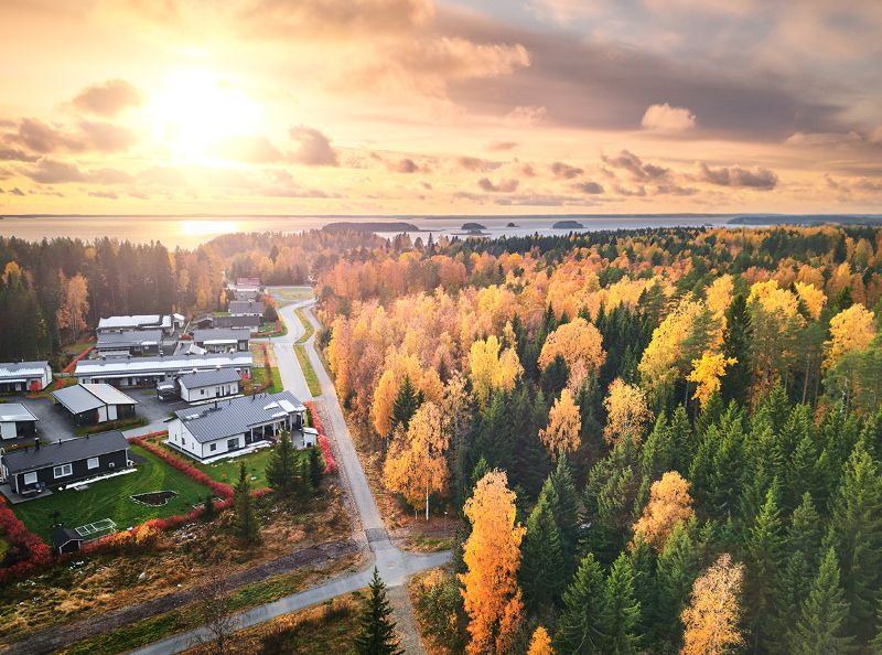 Ilmakuva Joensuun Karhumäestä