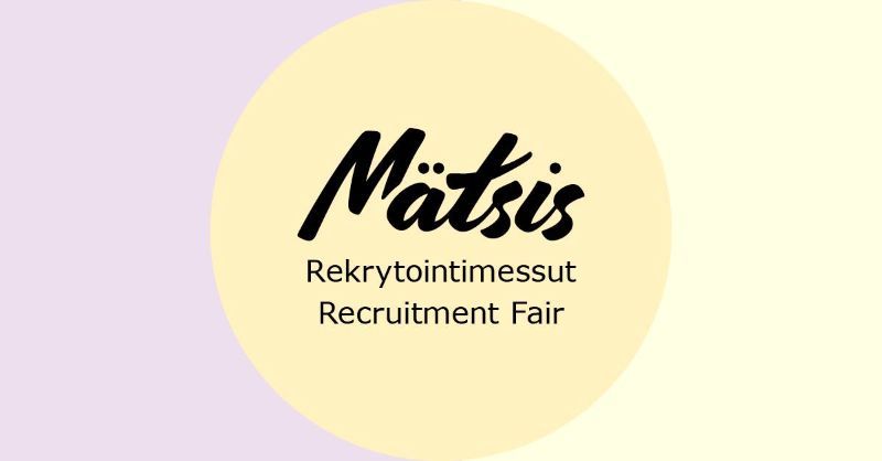 Mätsis-rekrytointimessut. Recruitment fair.