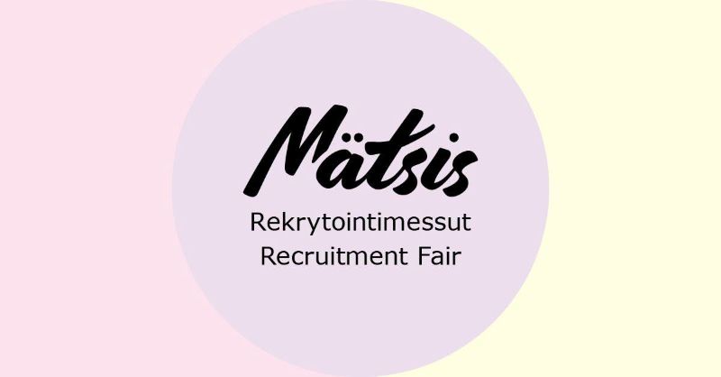 Mätsis rekrytointimessut, recruitment fair.