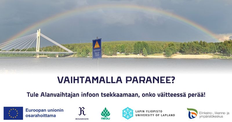 Vaihtamalla paranee? Tule alanvaihtajan infoon tsekkaamaan, onko väitteessä perää!