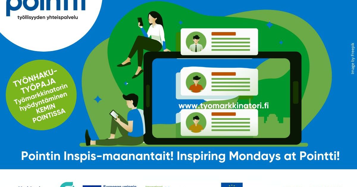 Pointin Pointin työnhakupaja - Current issues - Job Market Finland